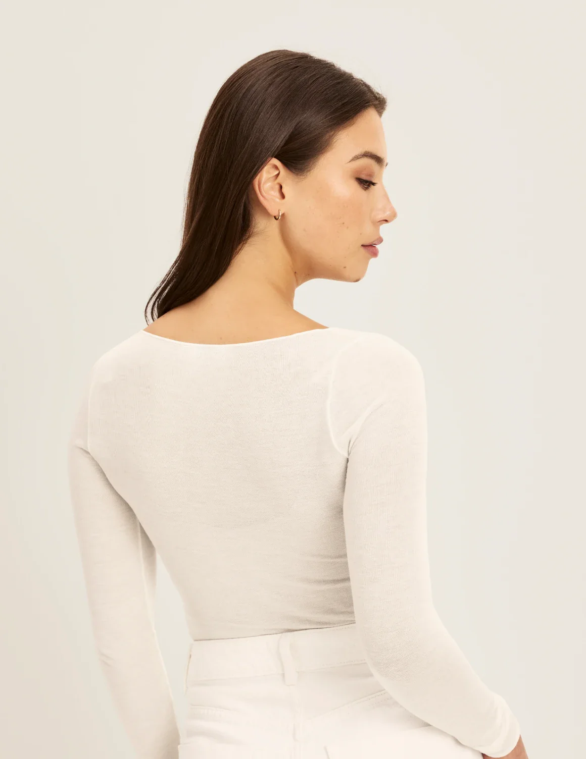 Cashmere Mist Boatneck Top - Image 9