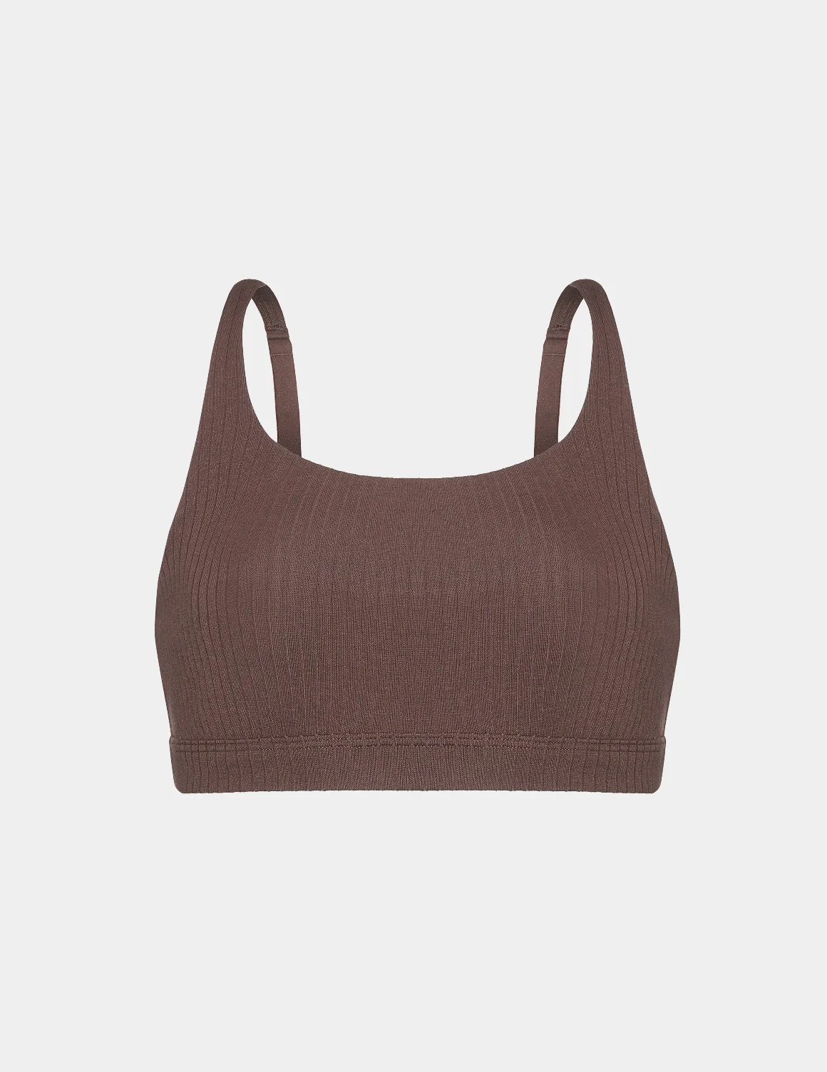 Cotton Rib Scoop Bralette - Last Call - Image 8