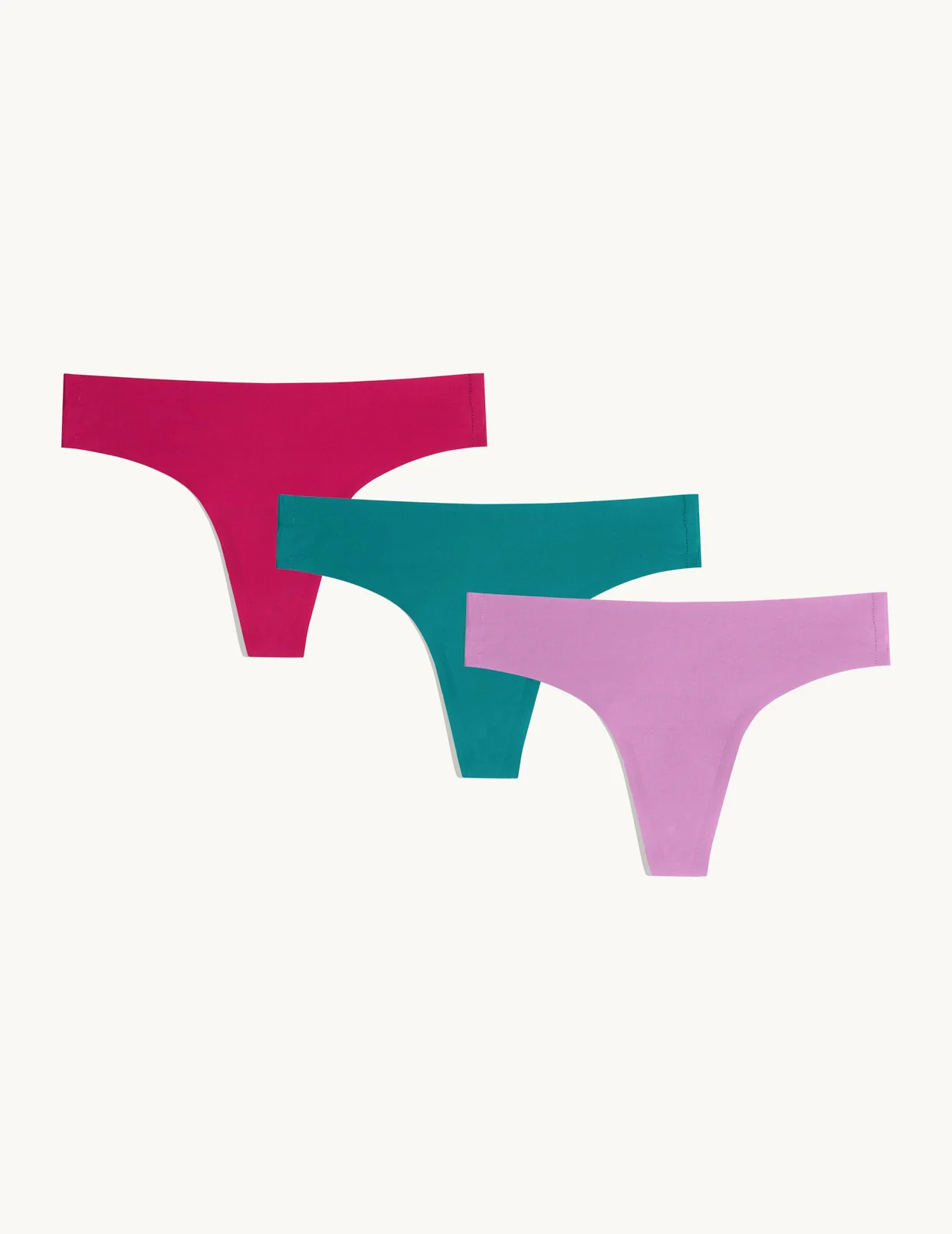 Essential No-Show Thong 3-Pack - Last Call