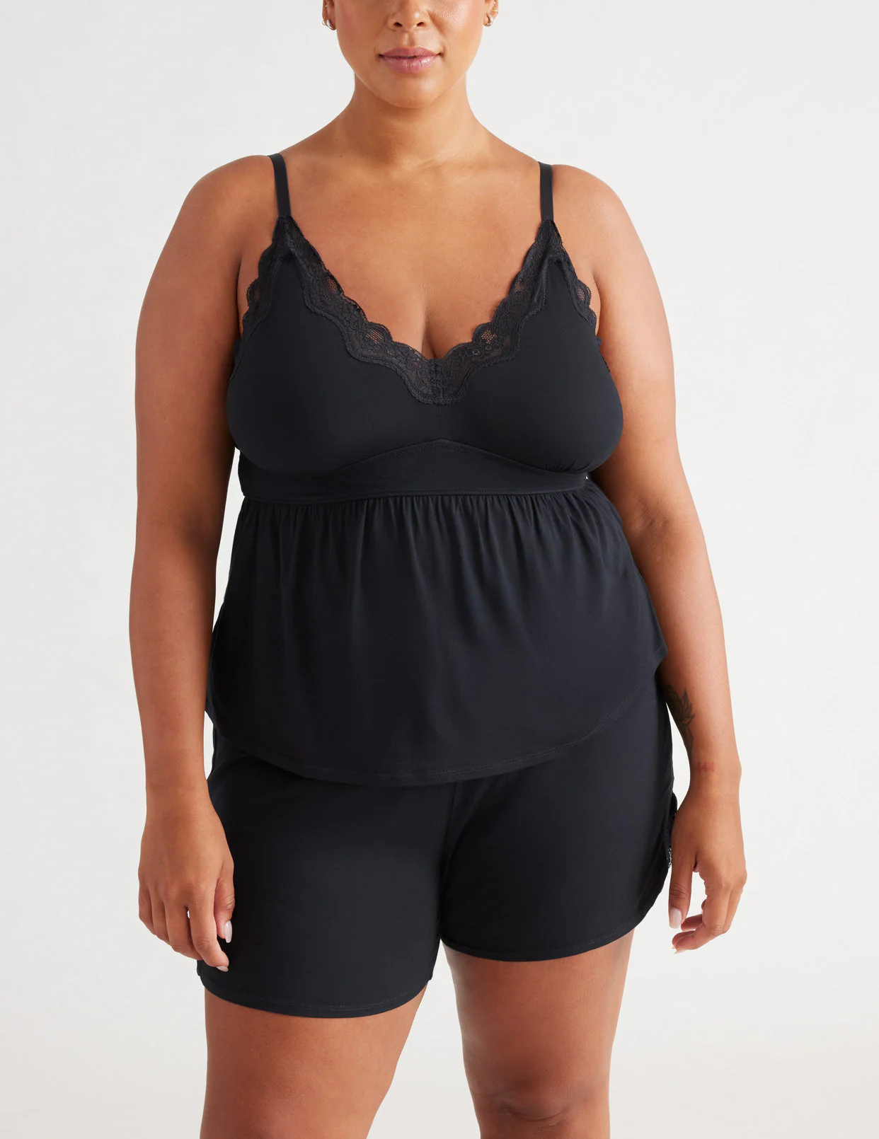 Lace Trim Sleep Short - Last Call
