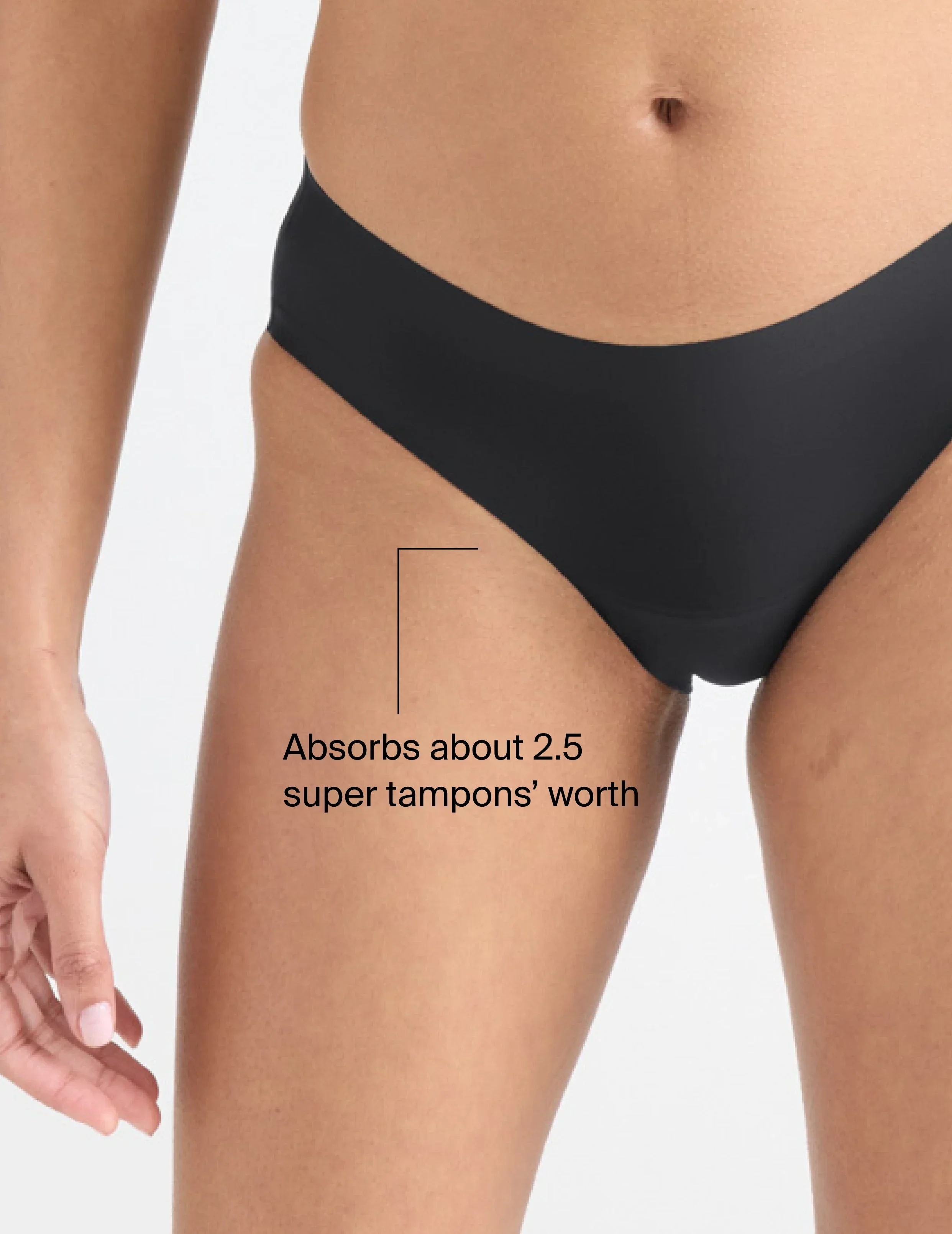 Leakproof UltraThin No-Show Bikini - Image 65