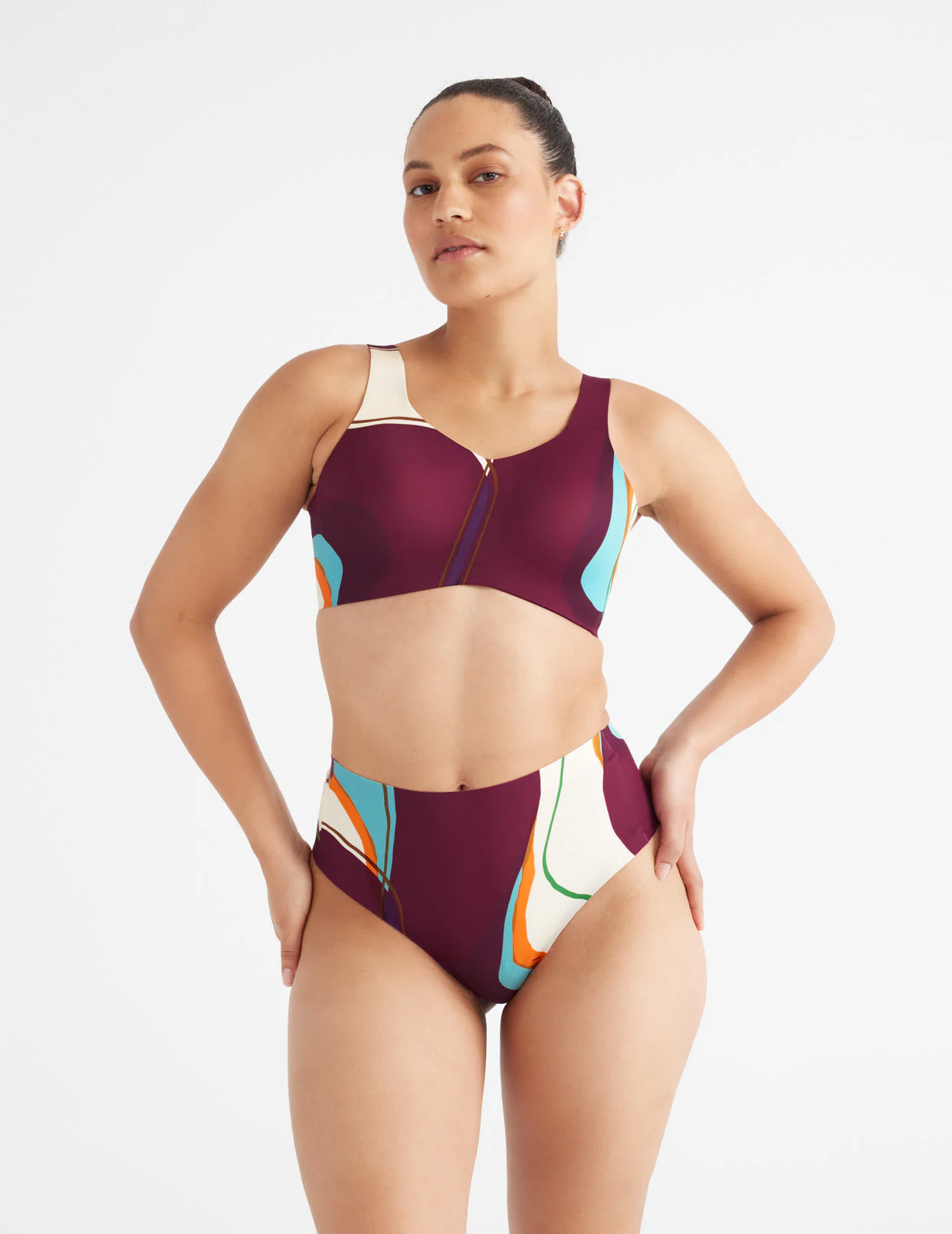 Light Leakproof No-Show High Rise Thong - Last Call - Image 35