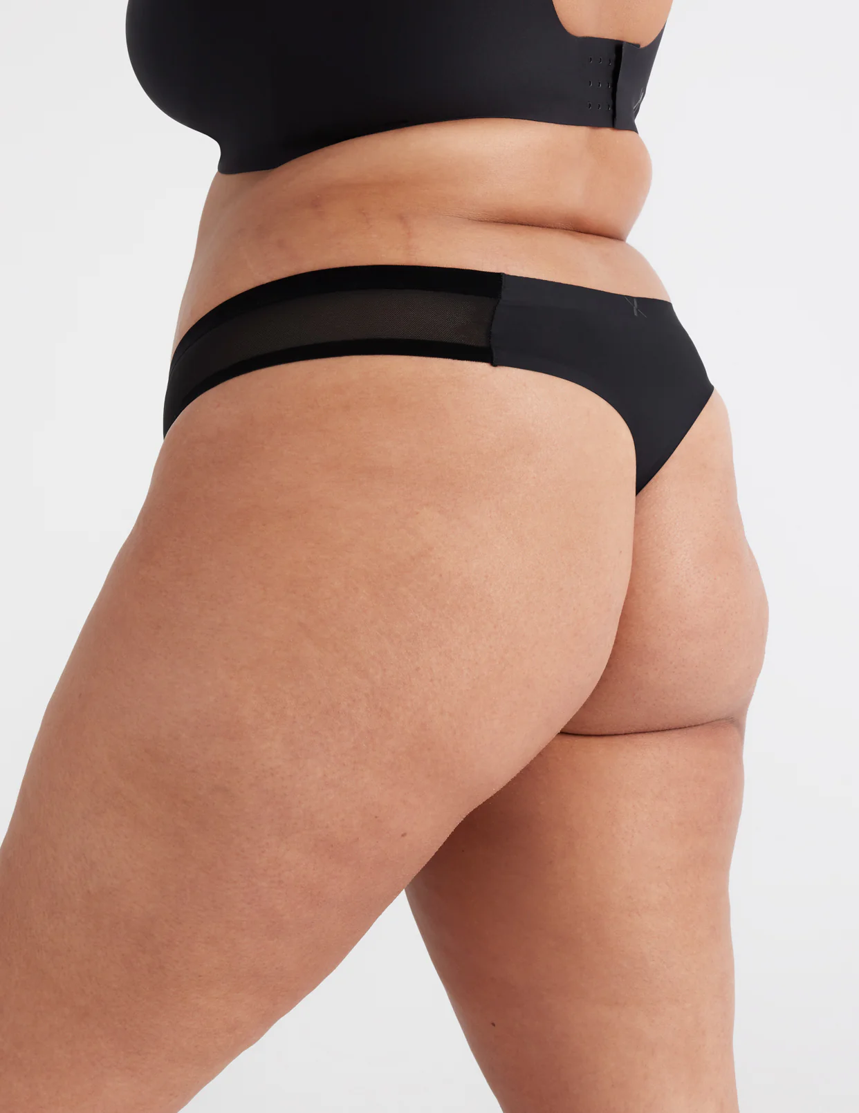 Light Leakproof No-Show Mesh Thong - Last Call - Image 2