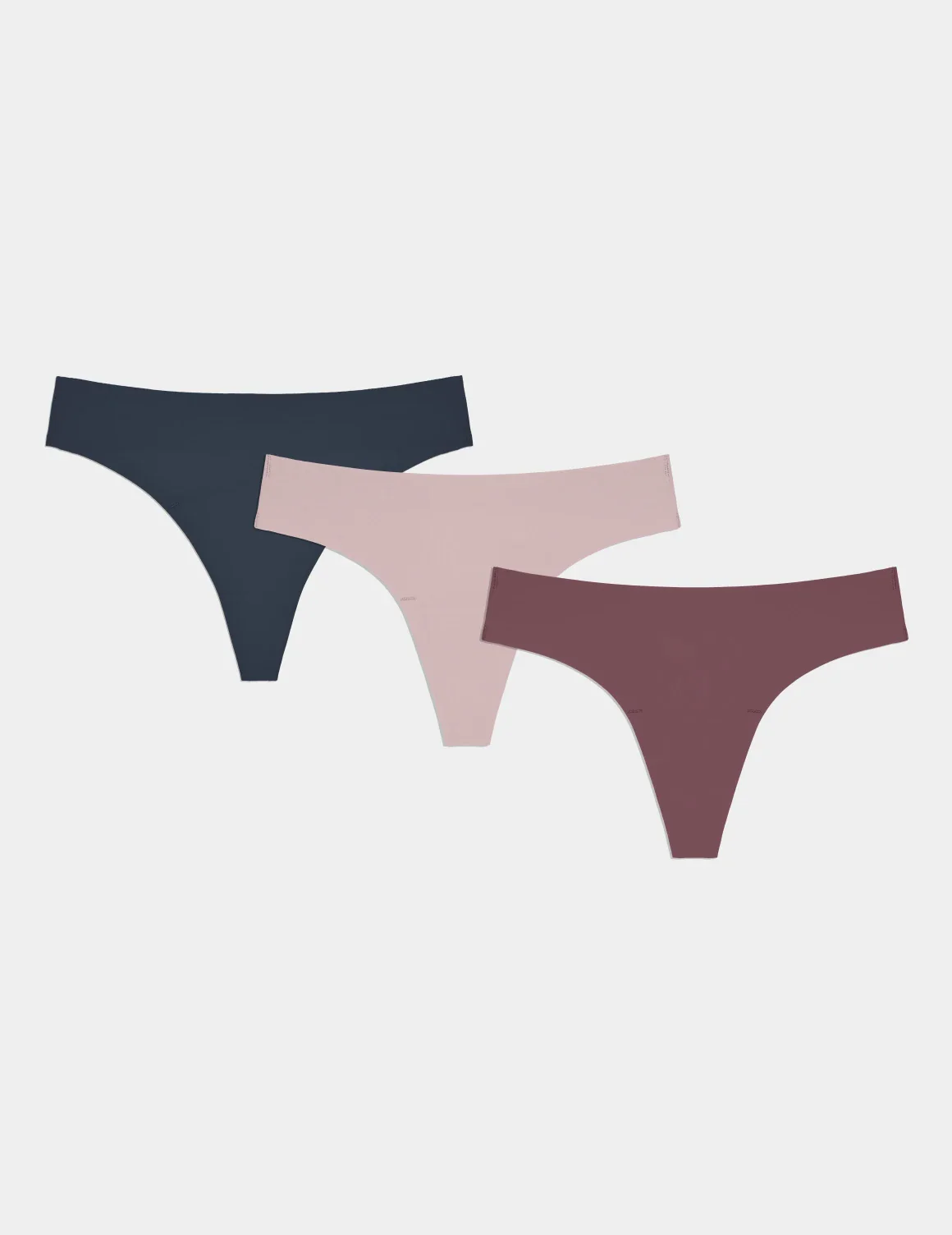 Light Leakproof No-Show Thong 3-Pack - Last Call - Image 8