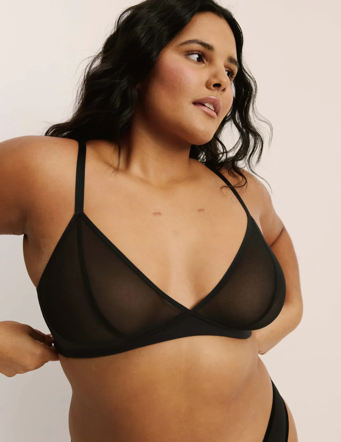 Mesh Deep V Bra - Last Call - Image 35