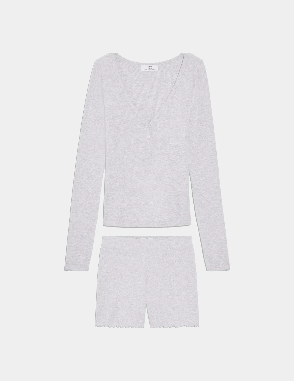 Modal Rib Henley Sleep Set - Image 12