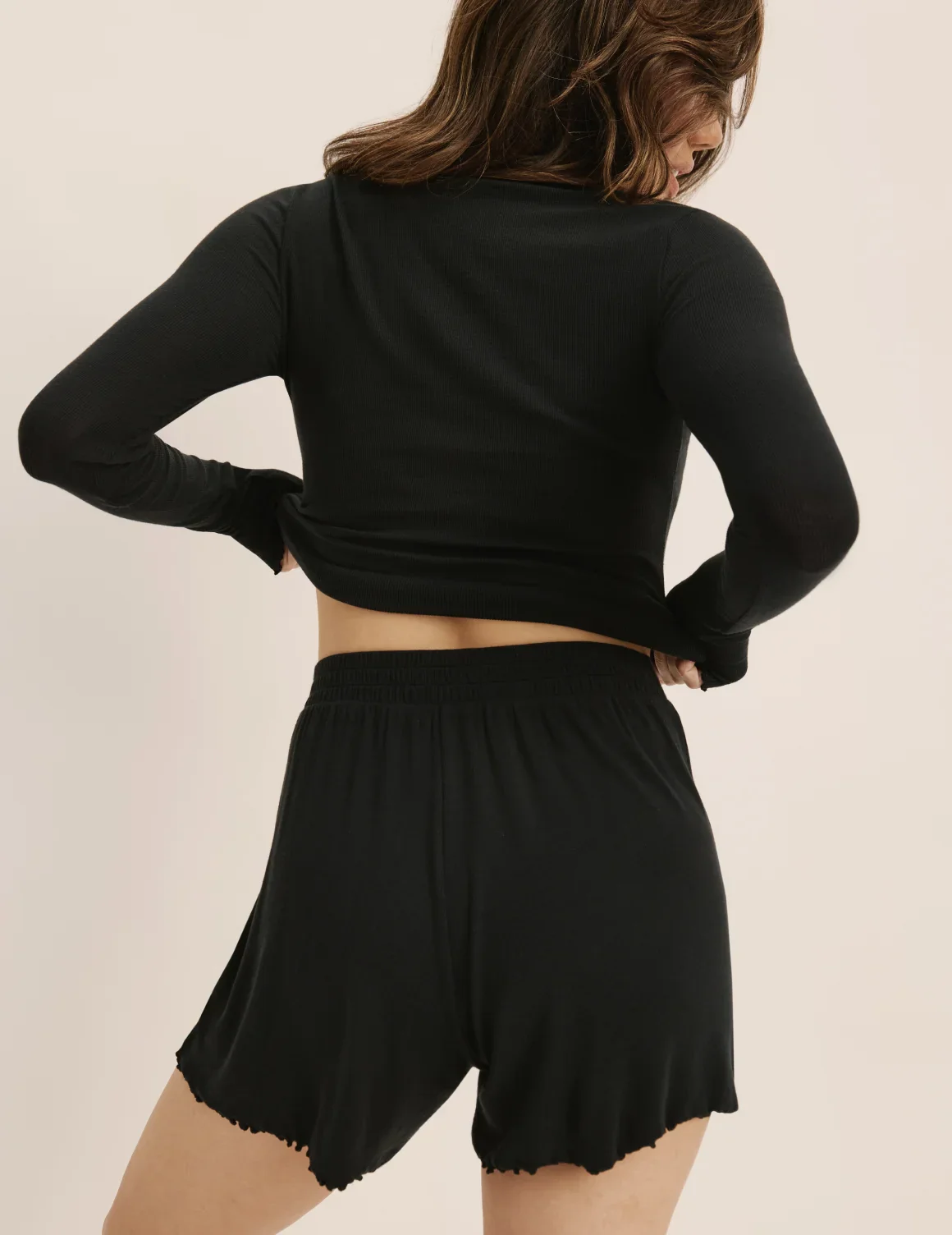 Modal Rib Henley Sleep Set - Image 4