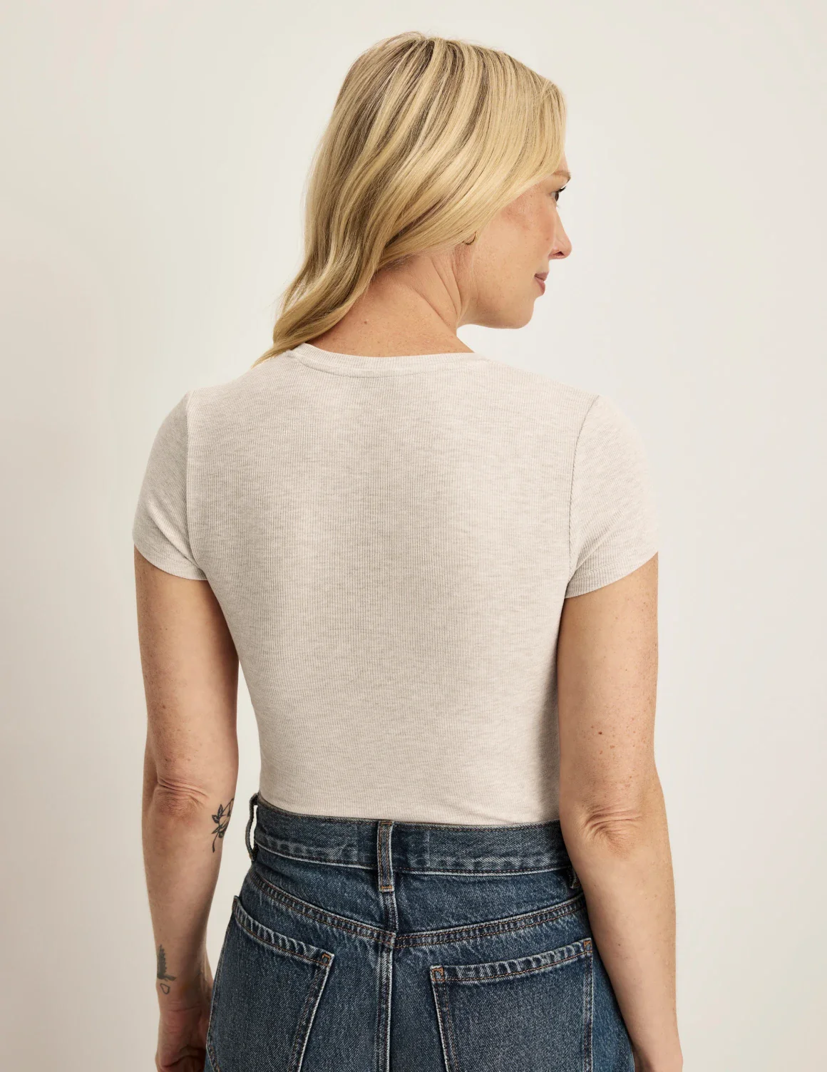 Modal Rib T-Shirt - Image 22