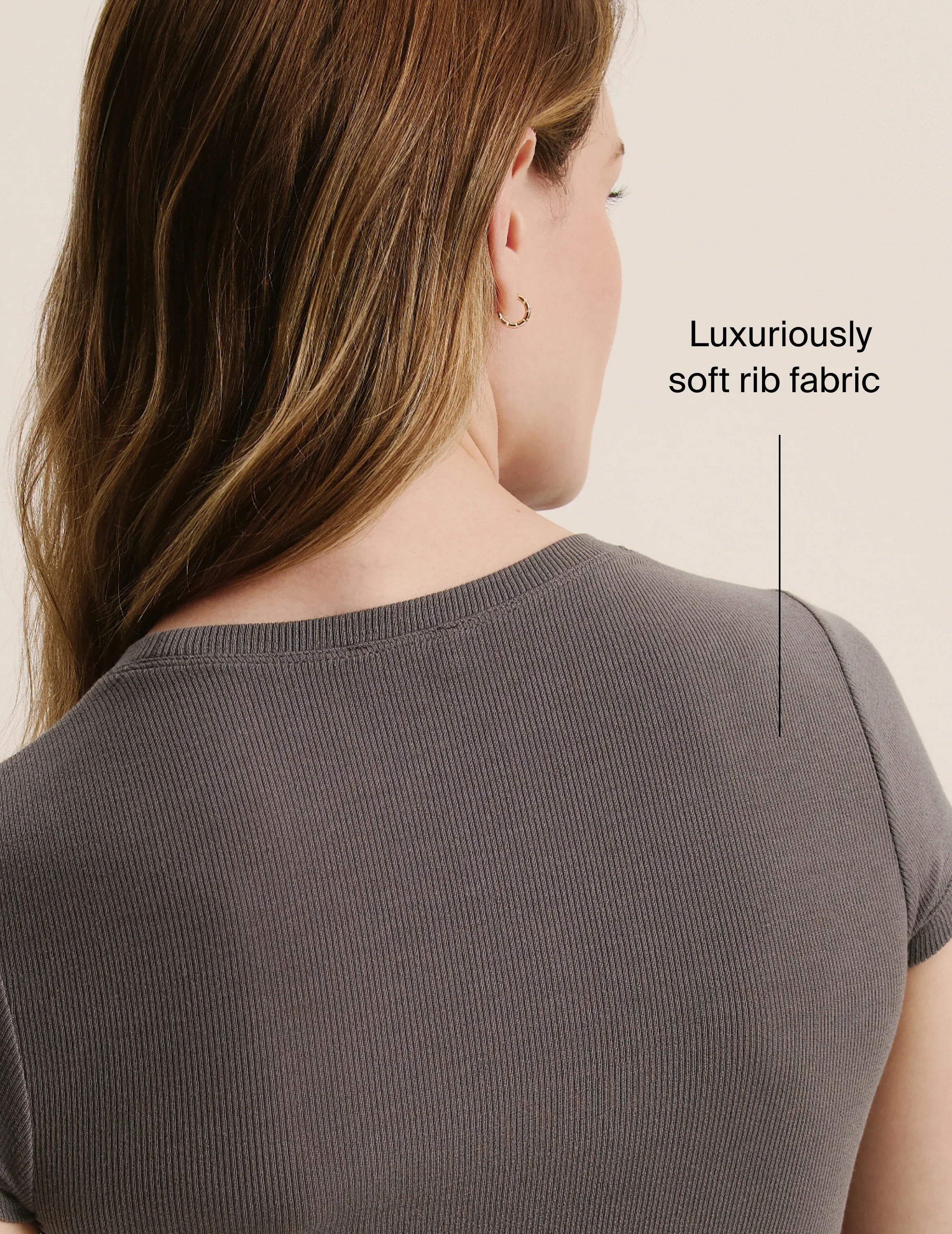 Modal Rib T-Shirt - Image 47