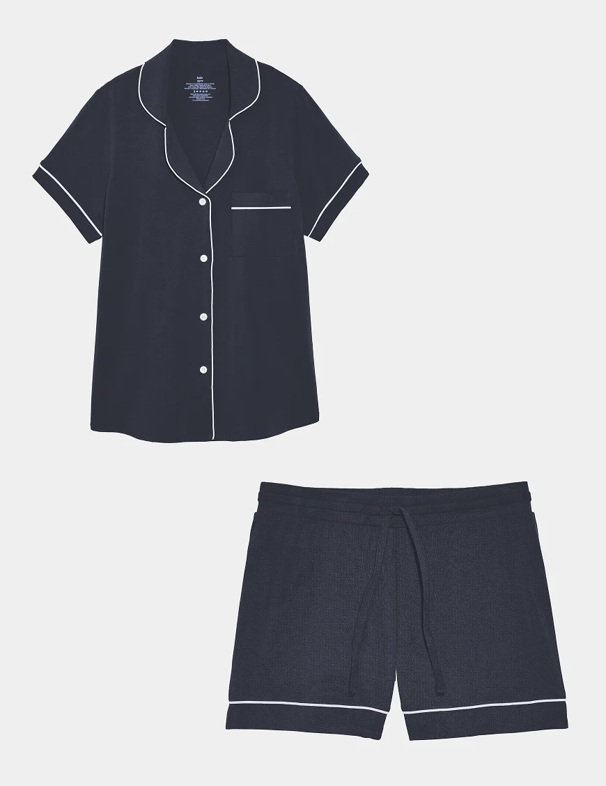 Modal Short Sleeve Sleep Set - Image 2