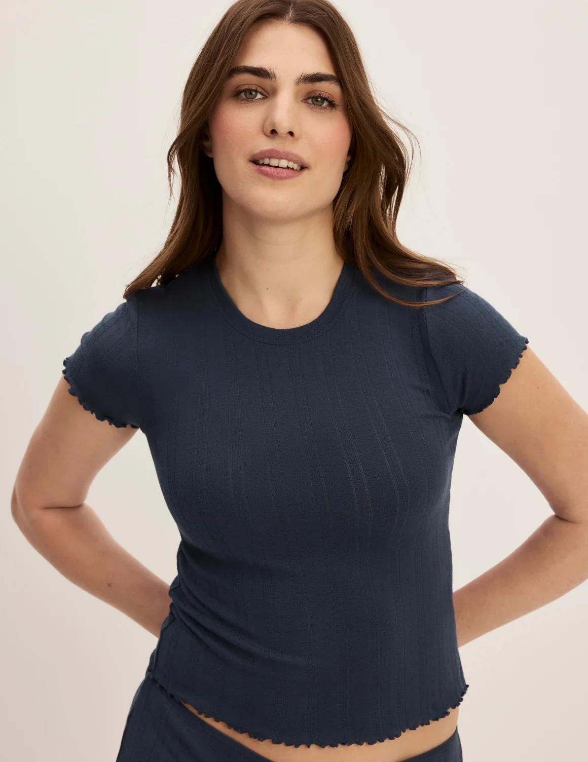 Pointelle T-Shirt - Last Call - Image 12