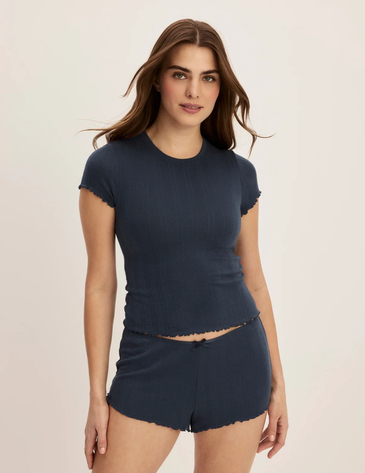 Pointelle T-Shirt - Last Call - Image 16