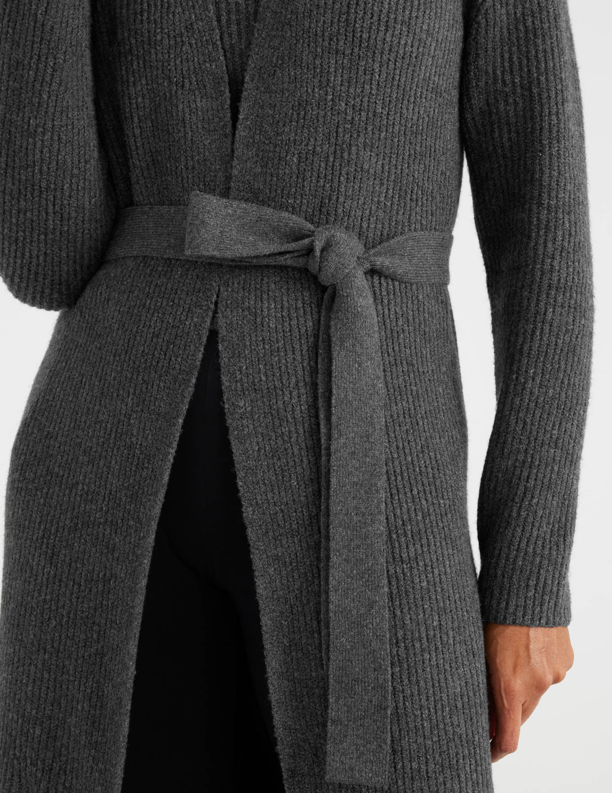 Rib-Knit Duster Cardigan - Last Call - Image 2