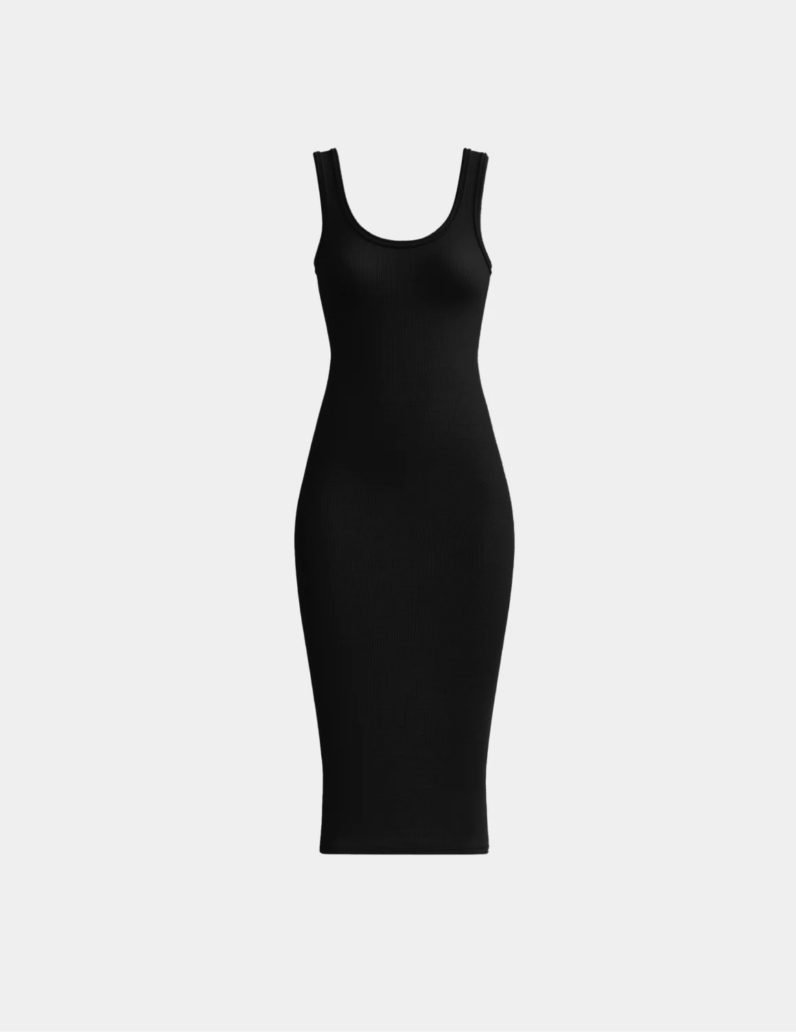 SculptRib™ Cotton Tank Dress - Image 2