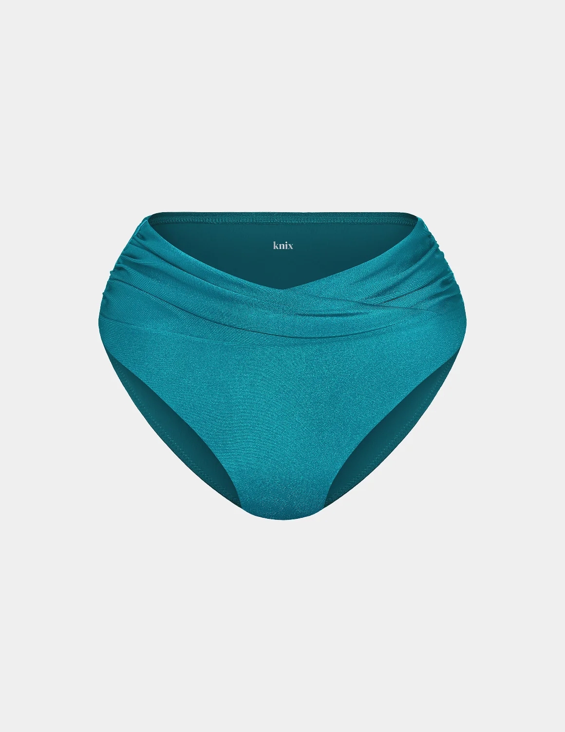 Shimmer Ruched Bikini Swim Bottom - Last Call - Image 6