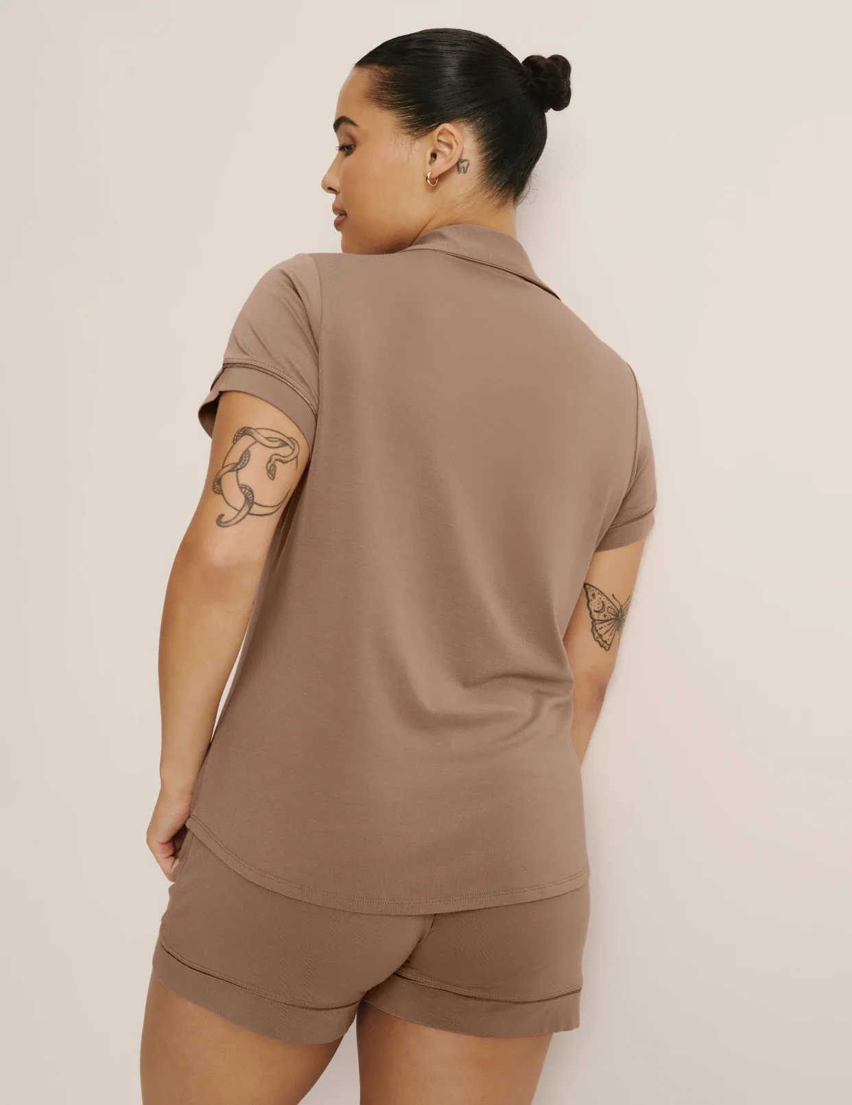 Short Sleeve Modal Sleep Top - Last Call - Image 3