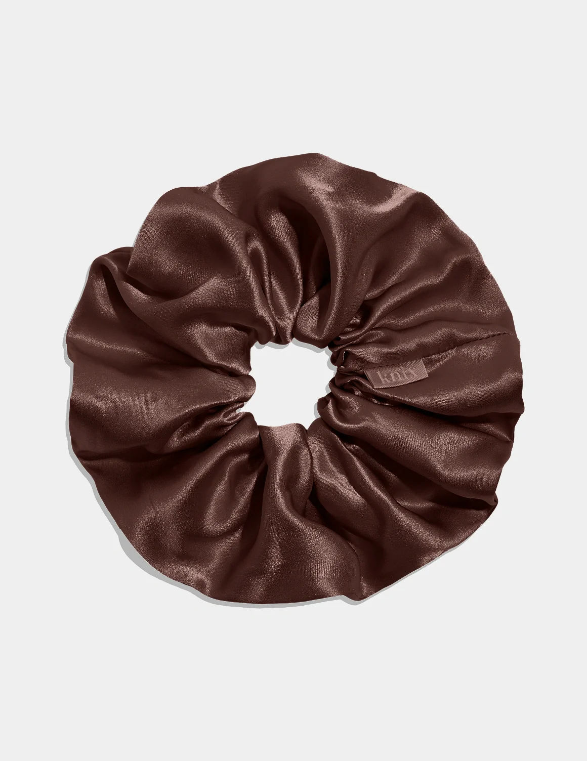 Silk Jumbo Scrunchie (Espresso)