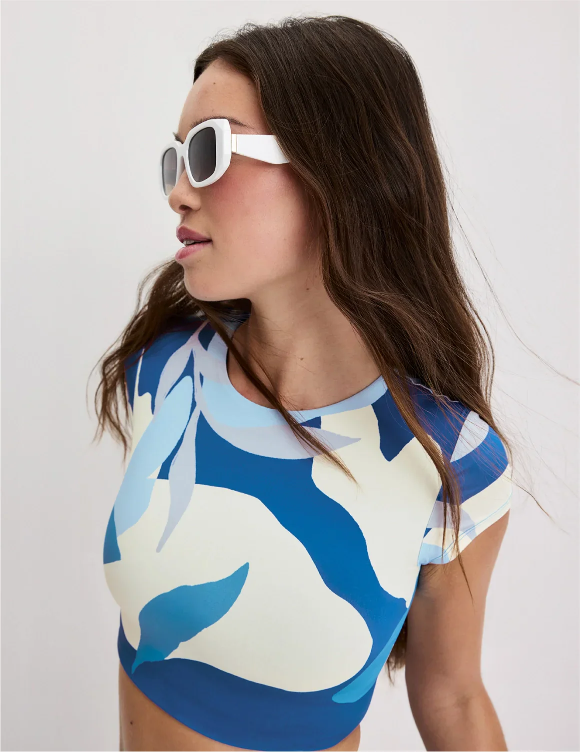 Teen High Tide Cropped Swim Top - Last Call - Image 8