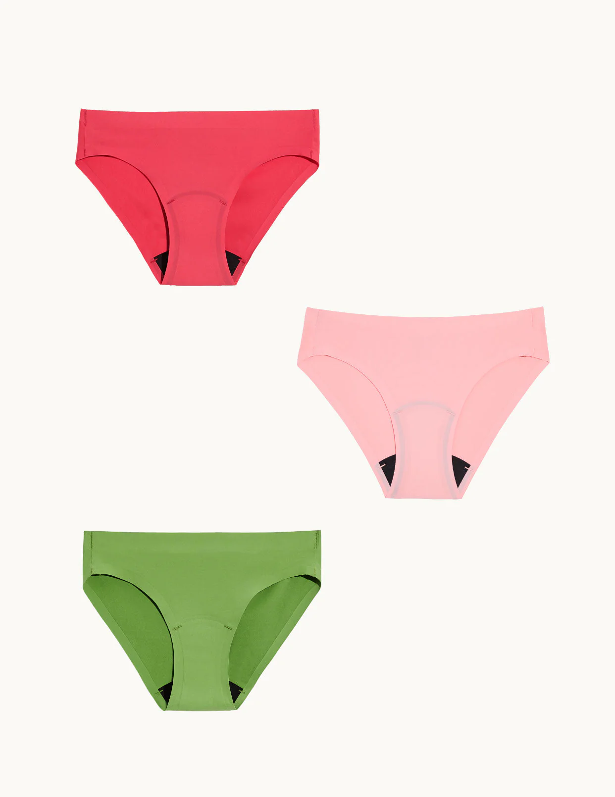 Teen Light Leakproof No-Show Bikini 3-Pack - Image 11