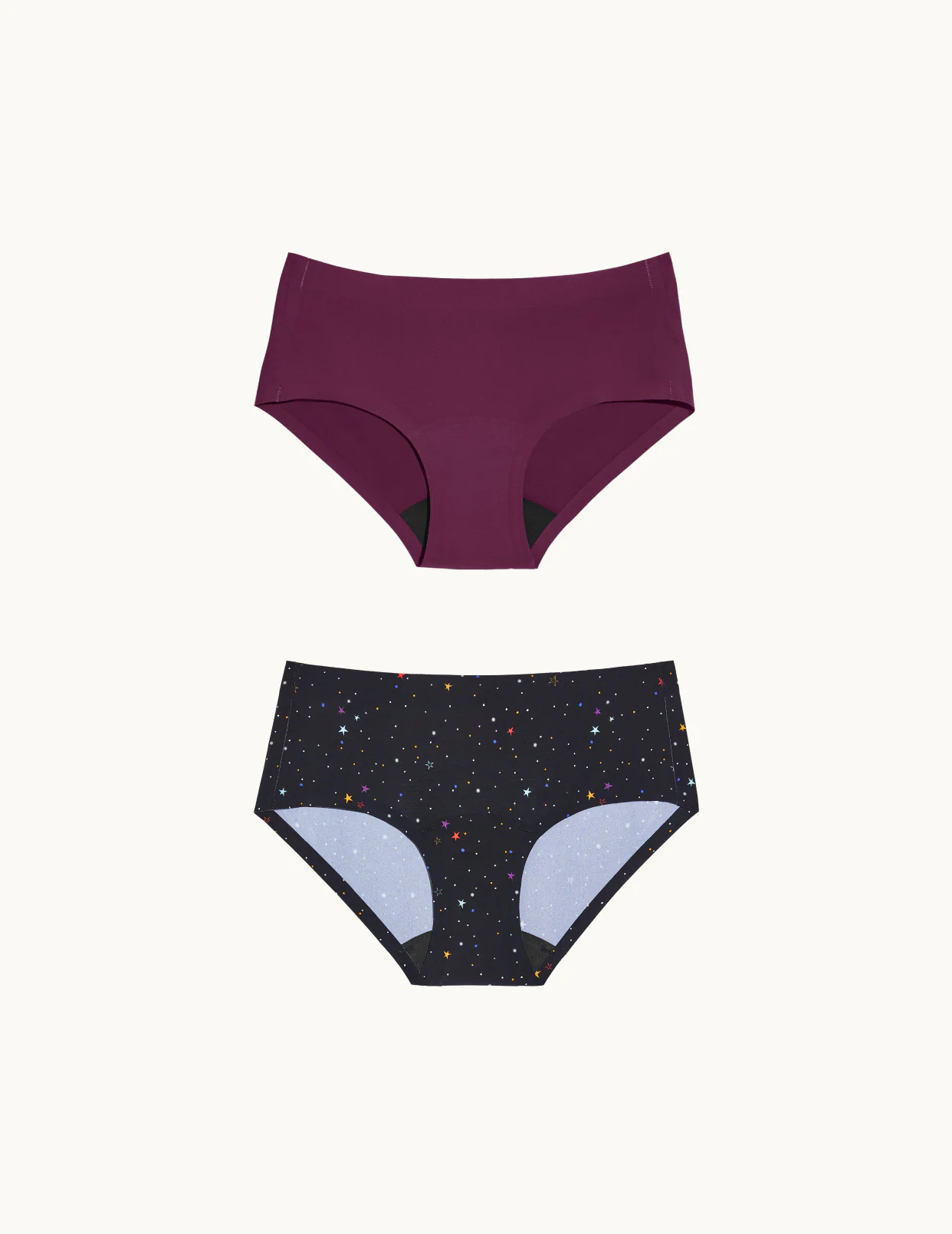 Teen Light Leakproof No-Show Boyshort 2-Pack - Last Call - Image 3