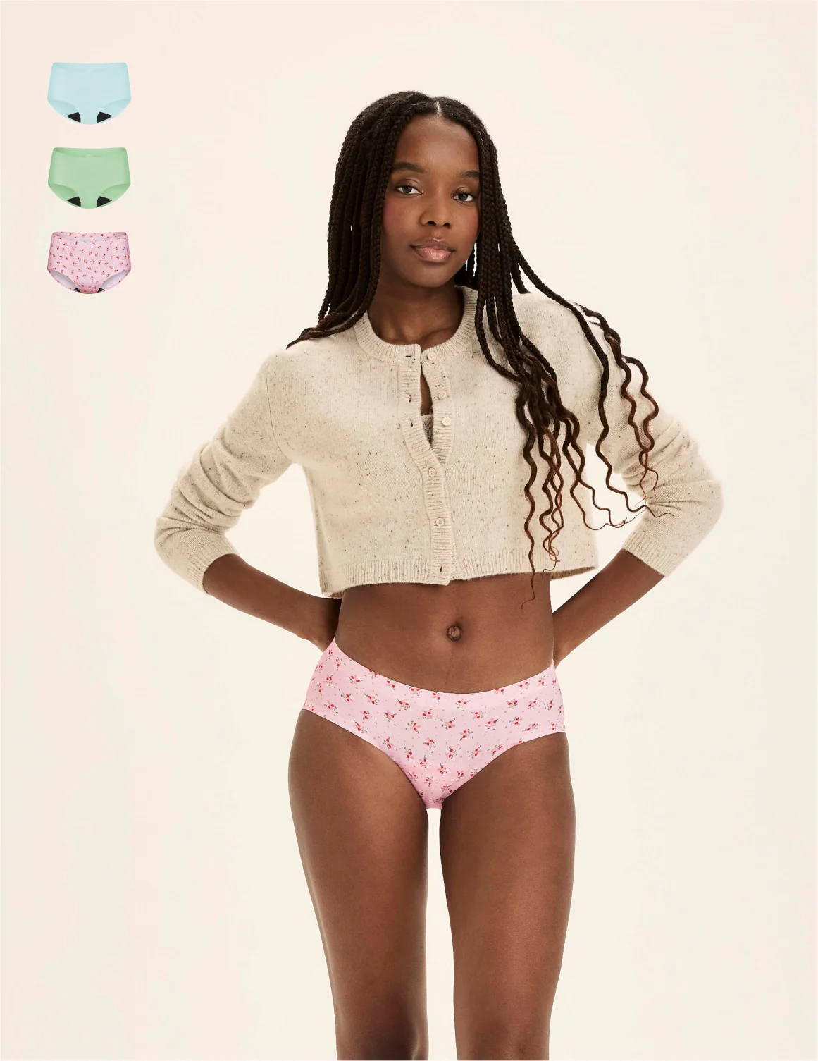 Teen Light Leakproof No-Show Boyshort 3-Pack - Image 55