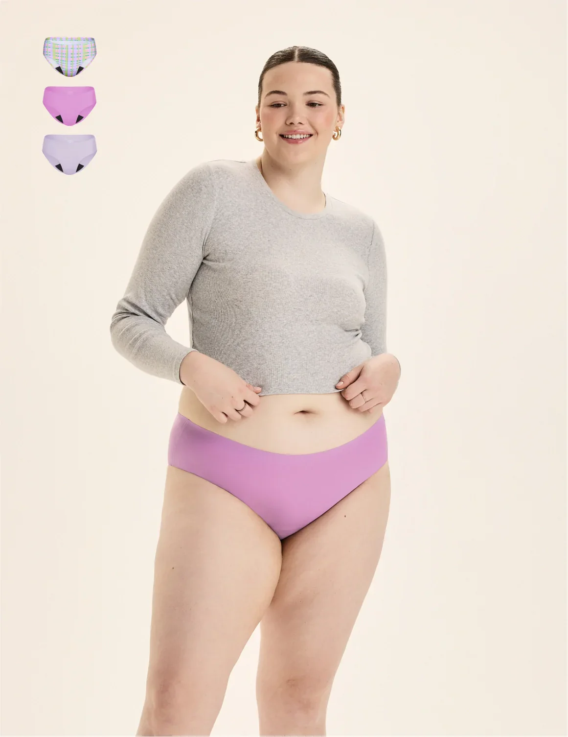 Teen Super Leakproof® No-Show Bikini 3-Pack - Last Call - Image 17