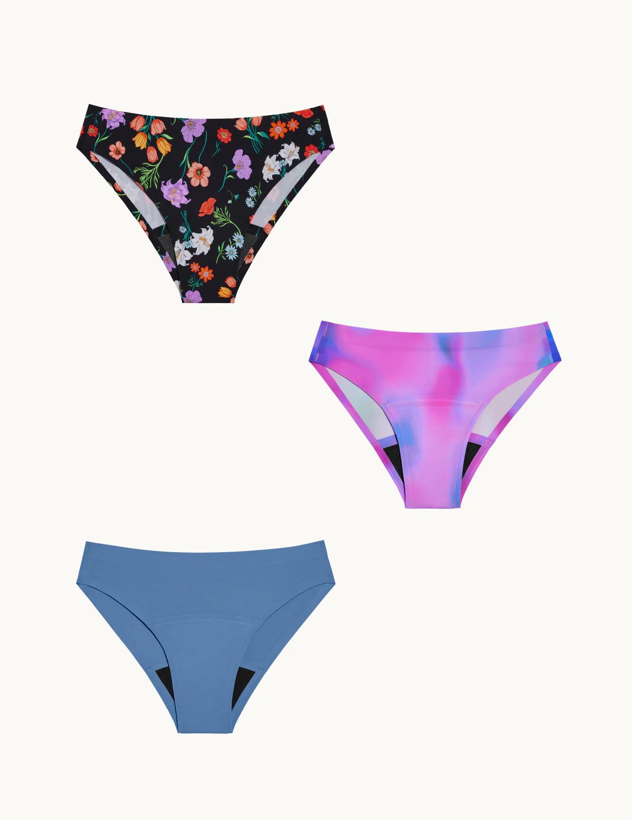 Teen Super Leakproof® No-Show Bikini 3-Pack - Last Call - Image 32