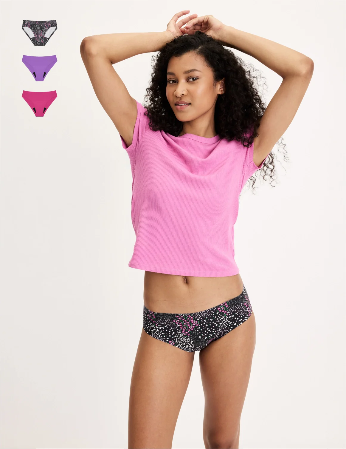 Teen Super Leakproof® No-Show Bikini 3-Pack - Last Call - Image 33