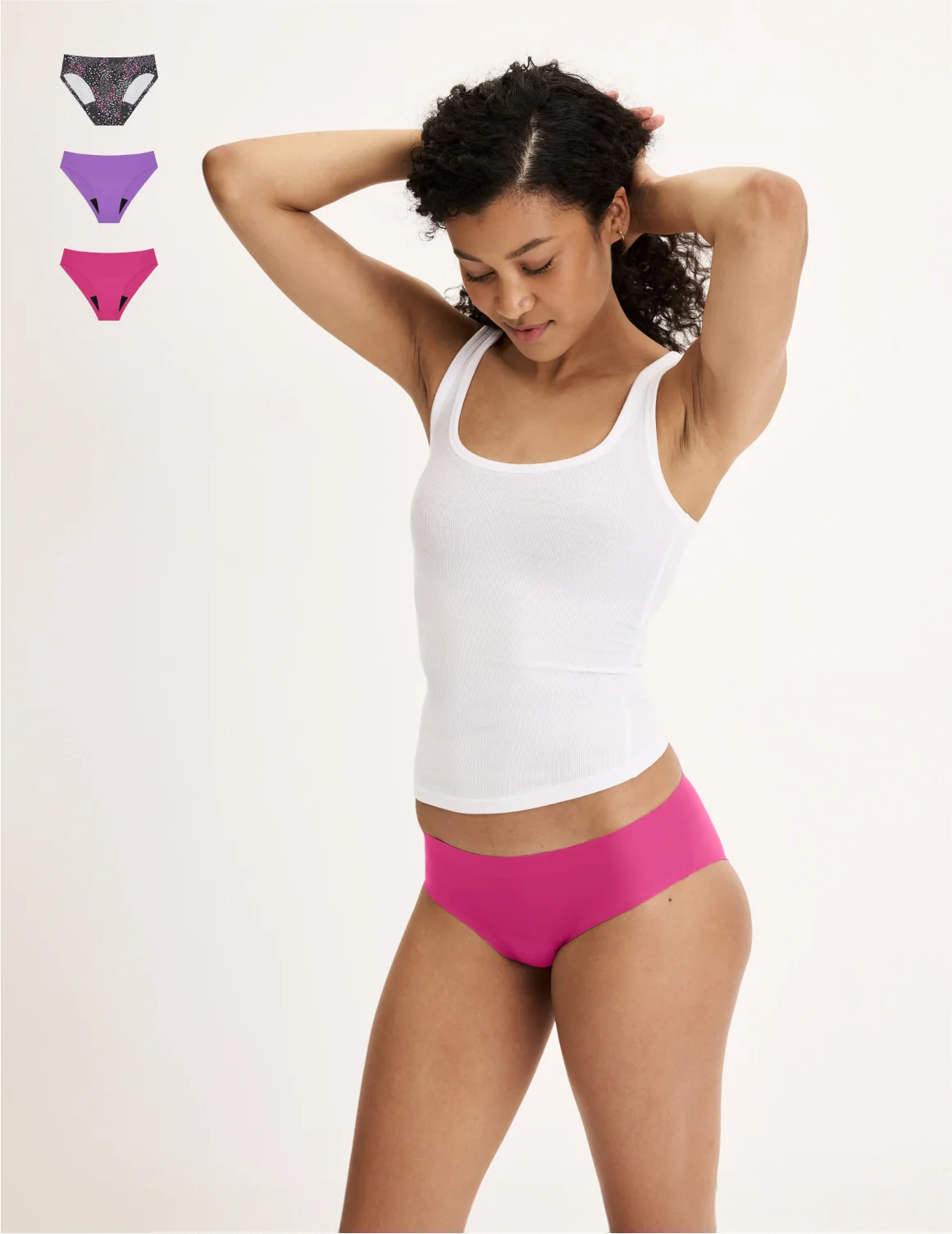 Teen Super Leakproof® No-Show Bikini 3-Pack - Last Call - Image 35