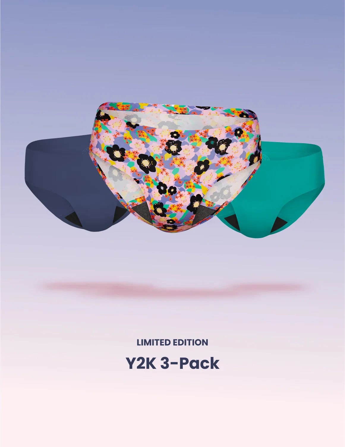 Teen Super Leakproof® No-Show Bikini 3-Pack - Last Call - Image 9