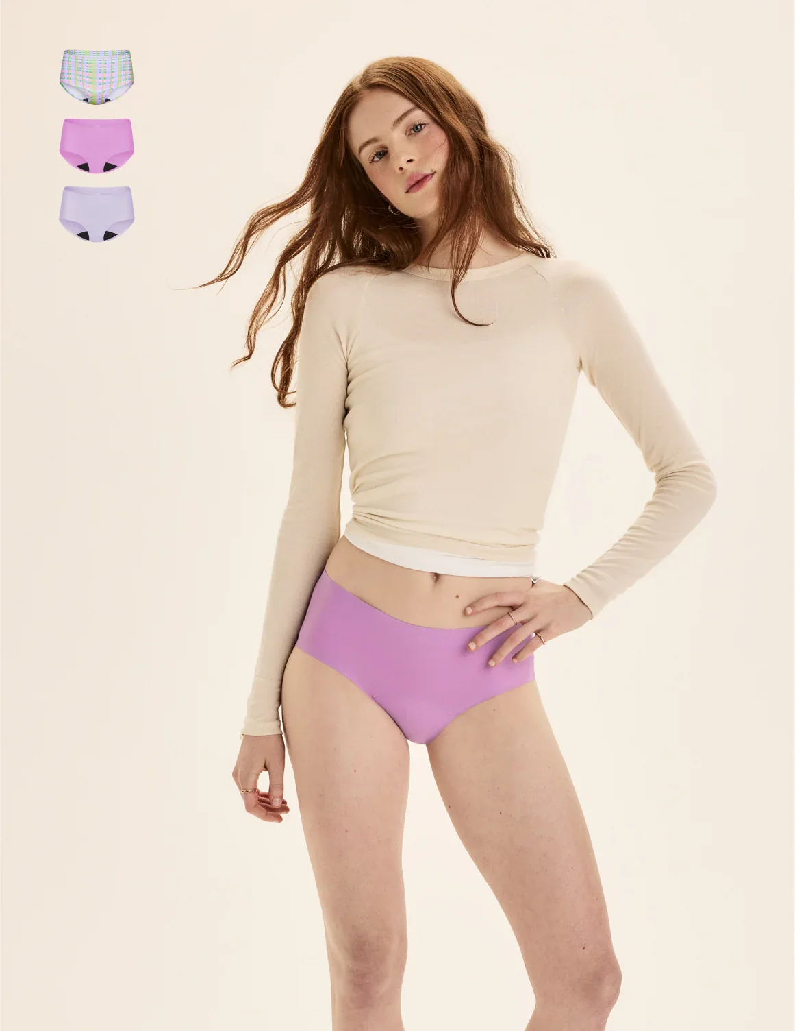Teen Super Leakproof® No-Show Boyshort 3-Pack - Last Call - Image 14