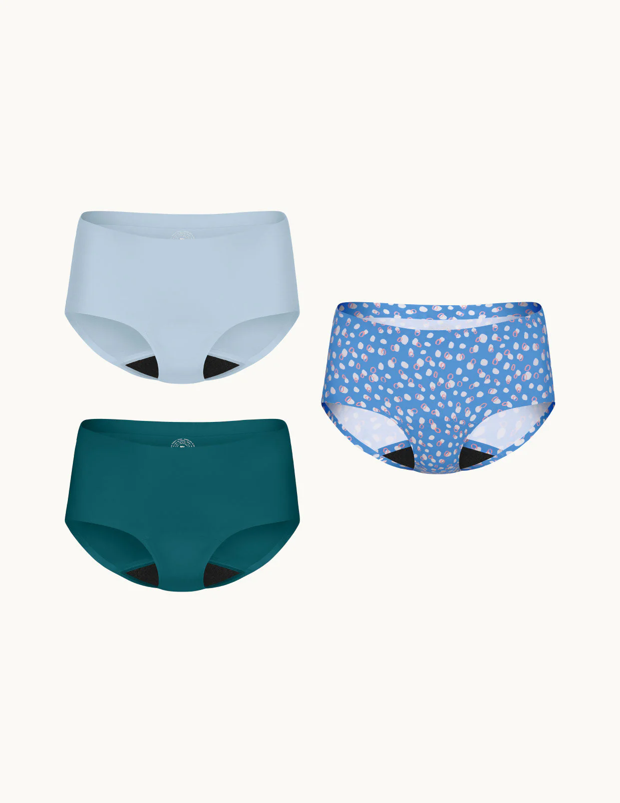 Teen Super Leakproof® No-Show Boyshort 3-Pack - Last Call - Image 25