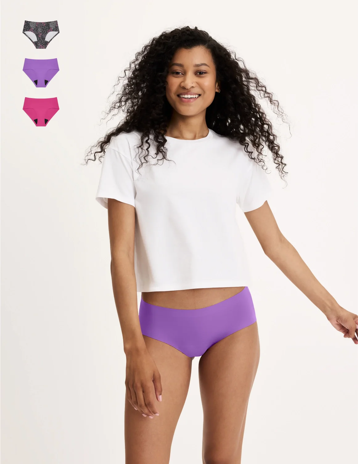Teen Super Leakproof® No-Show Boyshort 3-Pack - Last Call - Image 27