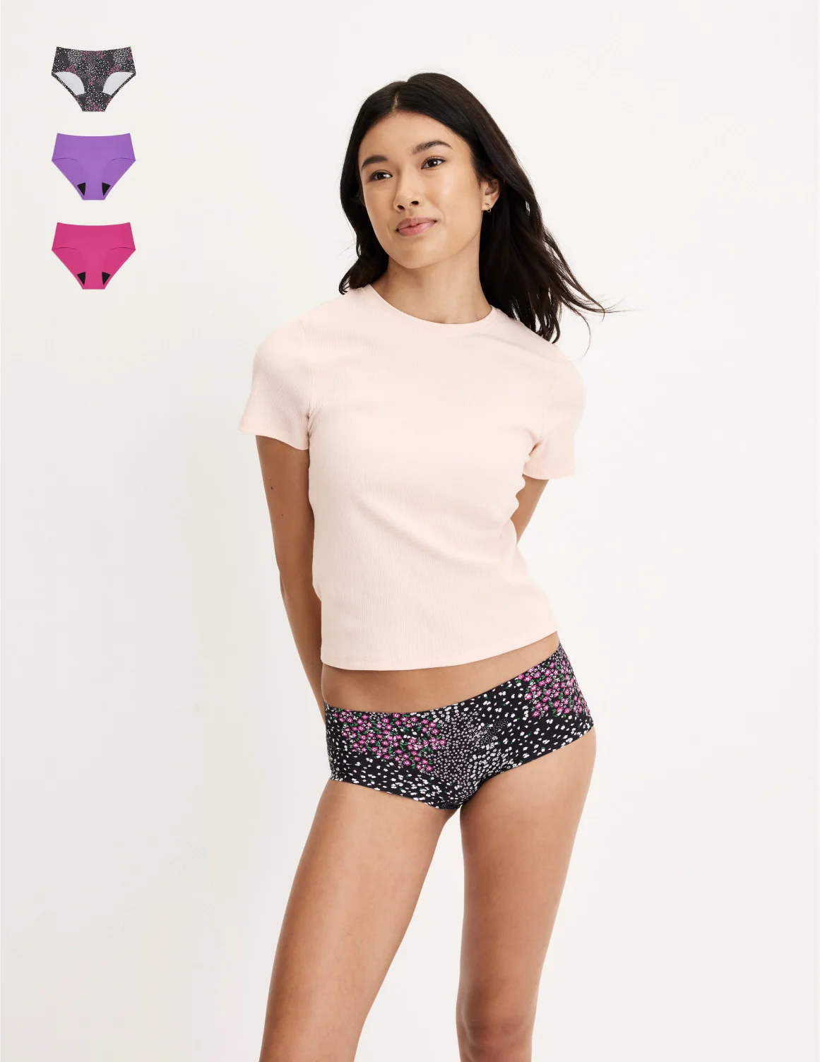 Teen Super Leakproof® No-Show Boyshort 3-Pack - Last Call - Image 28