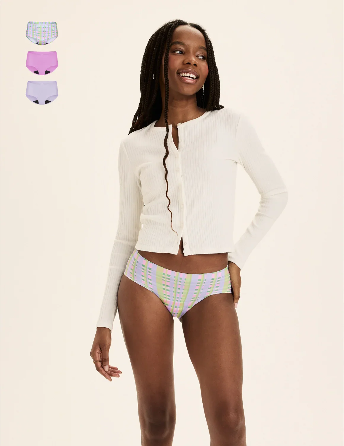 Teen Super Leakproof® No-Show Boyshort 3-Pack - Last Call - Image 4